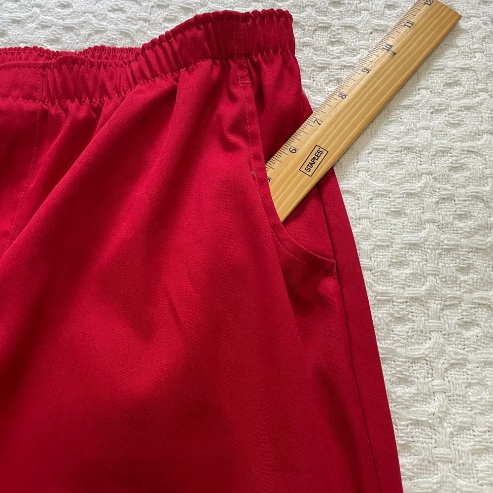 Allison Daley Vibrant Red Crop Pants~ Size 4P~‎ Casual and comfy
